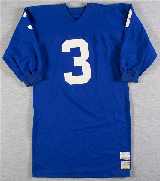 1970s Pete Gogolak New York Giants Sample Blue Jersey