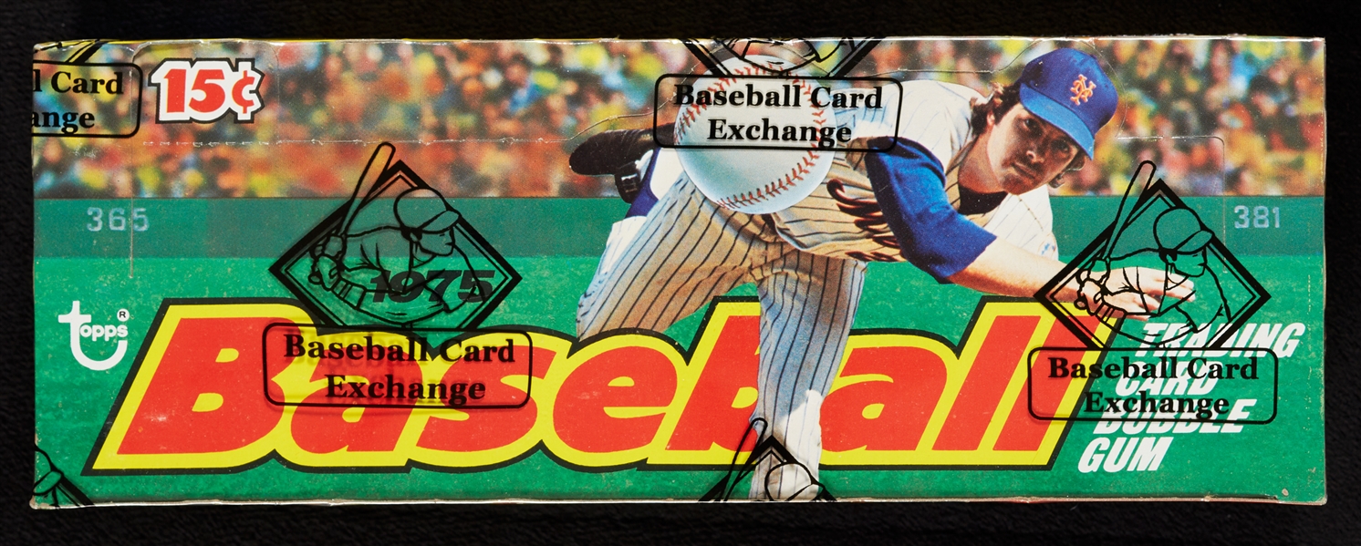 1975 Topps Mini Baseball Wax Box (36) (BBCE)