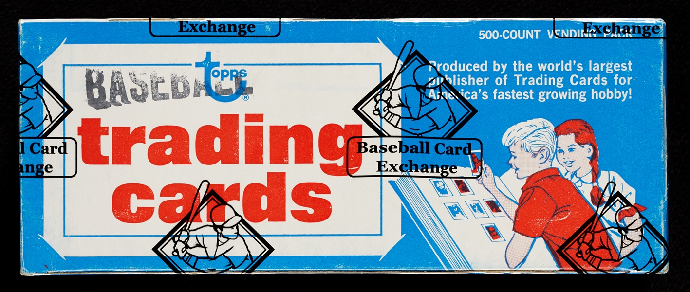1971 Topps Baseball 4th Series Vending Box (500) (Fritsch/BBCE)