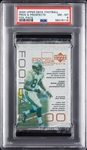 2000 UD Pros & Prospects Football Foil Pack (Graded PSA 8)