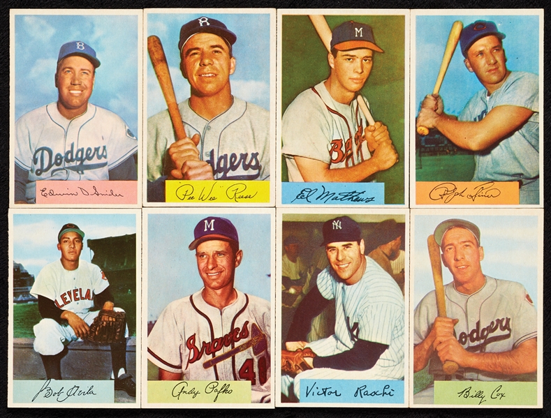 1954 Bowman Baseball High-Grade Group With HOFers (103)