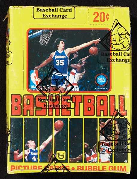 1979-80 Topps Basketball Wax Box (36) (BBCE)