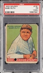 1933 Goudey Babe Ruth No. 181 PSA 1 (MK)