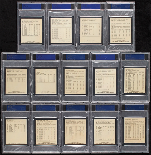 1964 Kahn's Wieners PSA-Graded Partial Set (14)