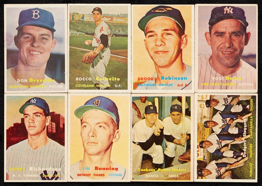 1957 Topps Baseball Complete Set (407)