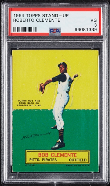 1964 Topps Stand-Up Roberto Clemente PSA 3