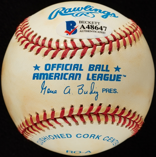 George H.W. Bush Single-Signed OAL Baseball (BAS)