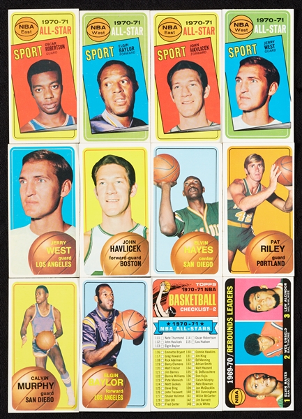 1970 Topps Basketball Partial Set (148/175)