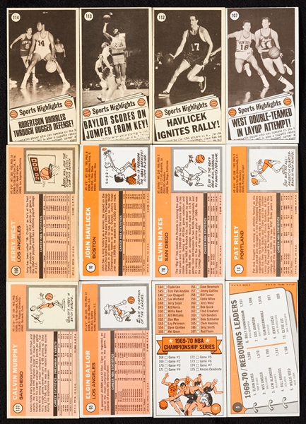 1970 Topps Basketball Partial Set (148/175)