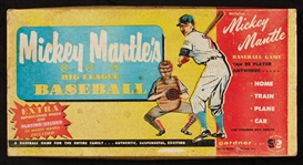 1957-59 Mickey Mantle Big League Baseball Game, Plus Vintage Memorabilia Group (8)