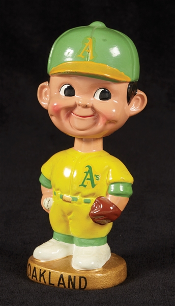 1967-72 Oakland A’s Bobbin Head Doll With Original Box