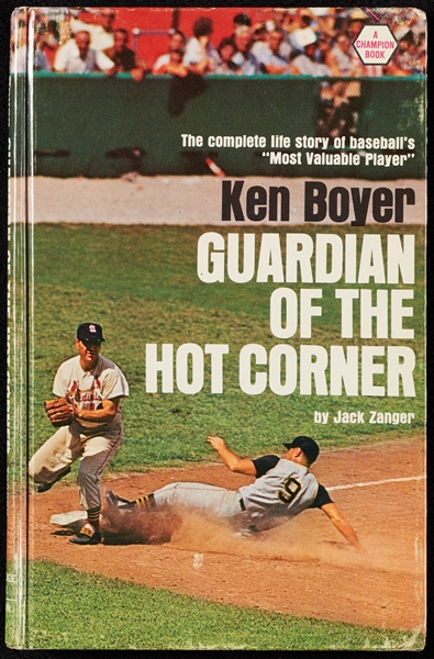 Ken Boyer Signed Guardian of the Hot Corner Book (BAS)