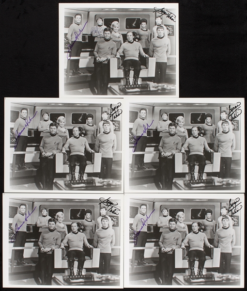 Star Trek Signed 8x10 Photos Group (5)