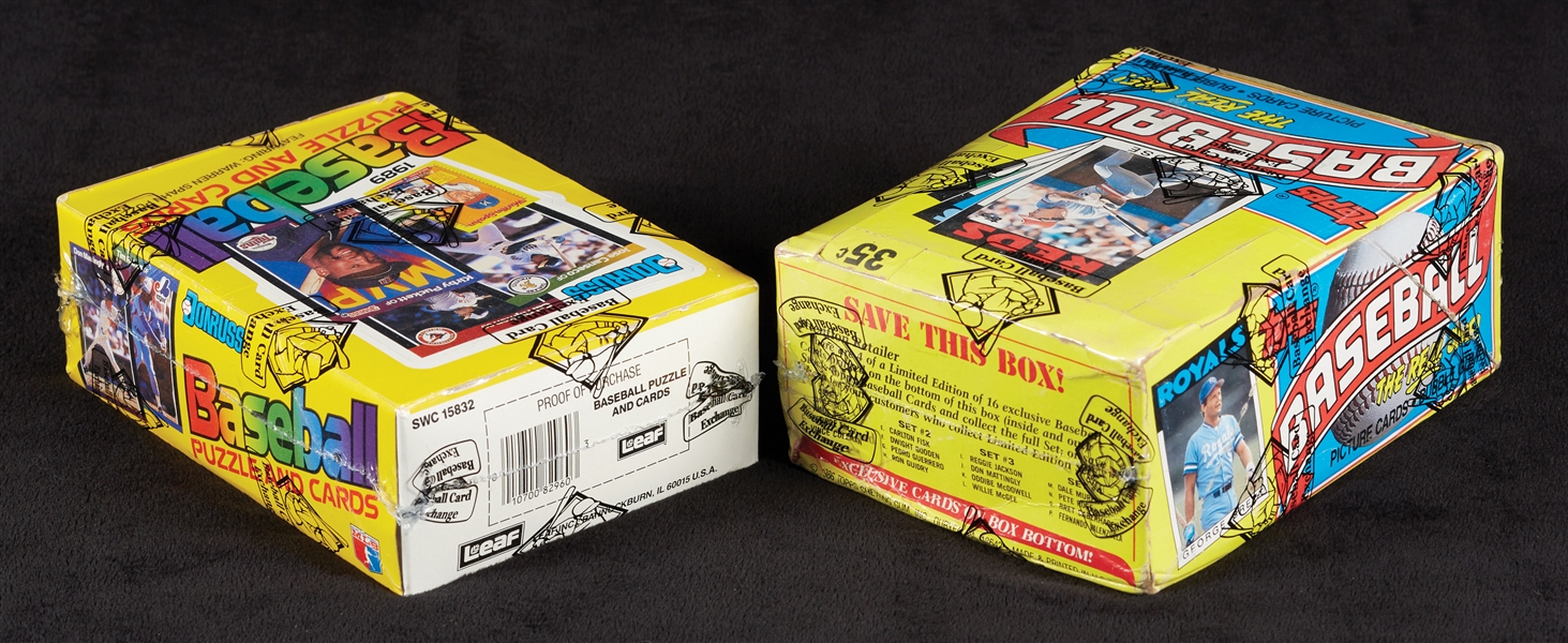 1986 Topps & 1989 Donruss Baseball Wax Boxes (2) (BBCE)