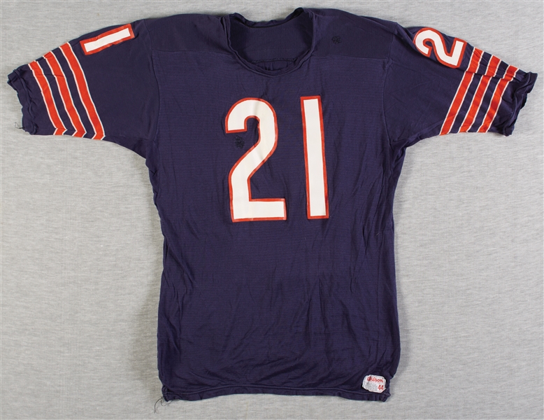 1973 Cecil Turner Chicago Bears Game-Worn Home Navy Jersey