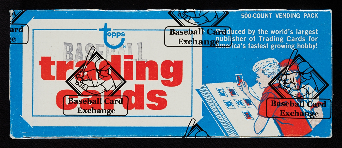 1968 Topps Baseball 7th Series Vending Box (500) (Fritsch/BBCE)