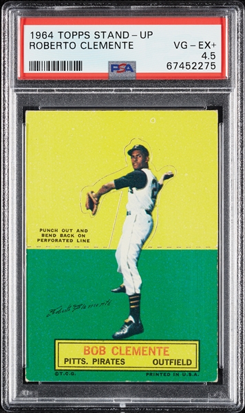 1964 Topps Stand-Up Roberto Clemente PSA 4.5
