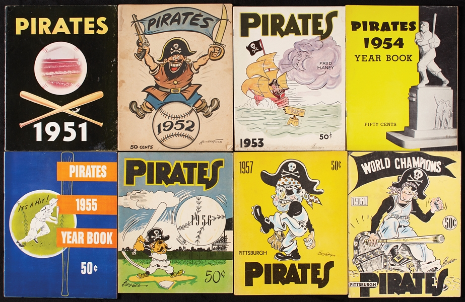 1951-69 Pittsburgh Pirates Yearbook Run (20)