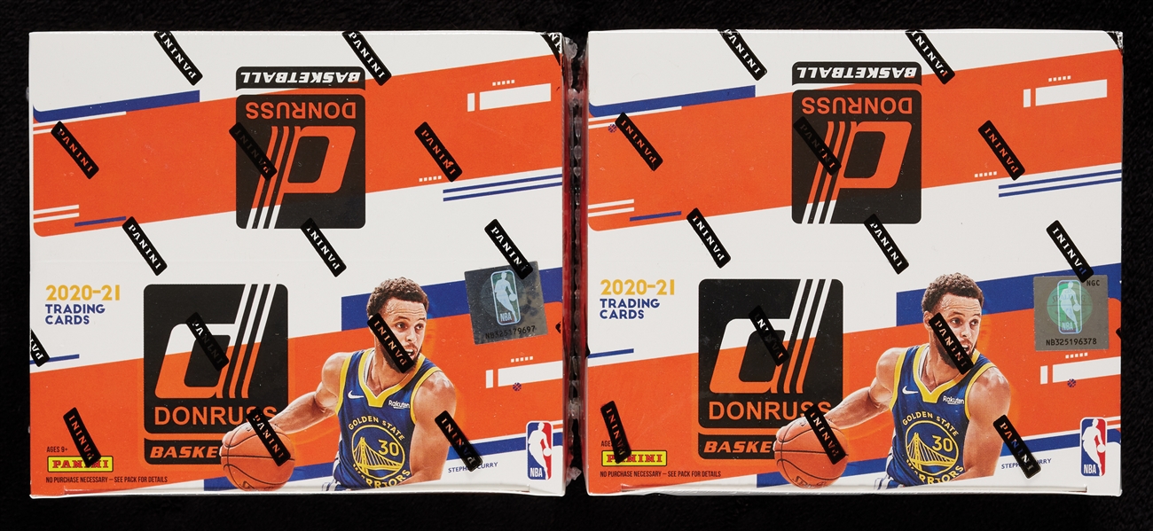 2020-21 Donruss Basketball Retail Boxes Pair (2)
