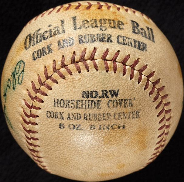 Joe Tinker, Clark Griffith, Edd Roush & Others Signed Baseball (JSA)