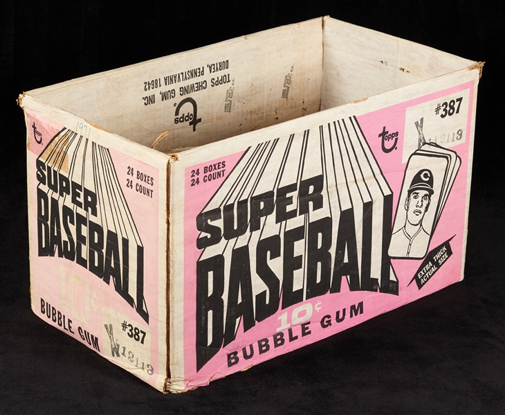 1970 Topps Baseball Supers Empty Case (Fritsch)