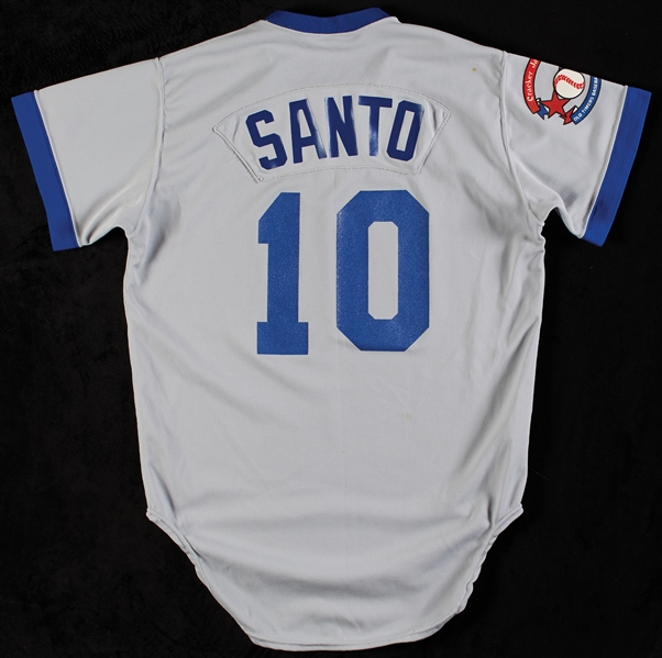Ron Santo Game-Used Cracker Jack Old Timers Jersey