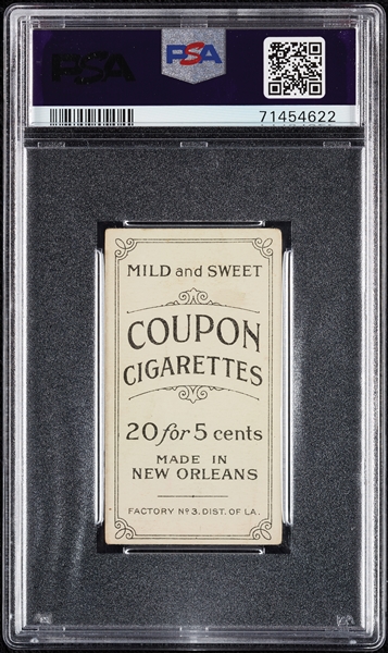 1914 T213 Coupon Cigarettes (Type 2) Ty Cobb Bat Off Shoulder PSA 1