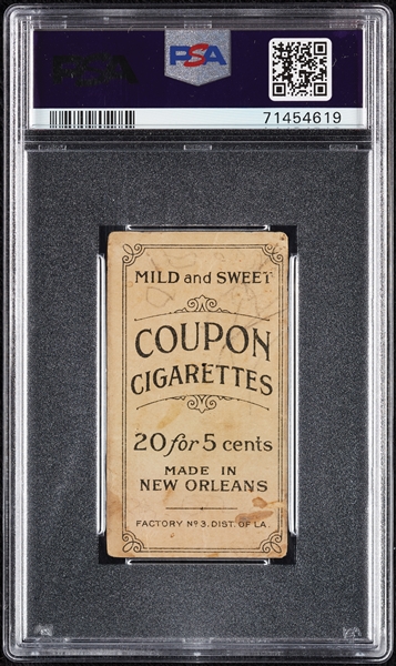 1914 T213 Coupon Cigarettes (Type 2) Ty Cobb Portrait PSA 1 (MK)
