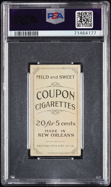 1914 T213 Coupon Cigarettes (Type 2) Walter Johnson PSA 1.5