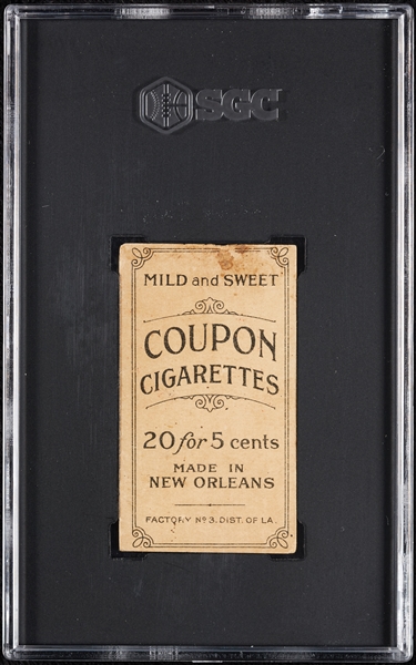 1914 T213 Coupon Cigarettes (Type 2) Ty Cobb Portrait SGC Authentic