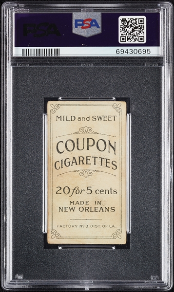 1914 T213 Coupon Cigarettes (Type 2) John McGraw Glove At Side PSA 3