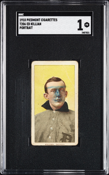 1909-11 T206 Ed Killian Portrait SGC 1