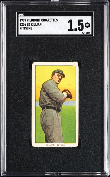 1909-11 T206 Ed Killian Pitching SGC 1.5