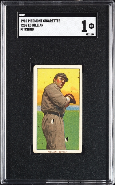 1909-11 T206 Ed Killian Pitching SGC 1