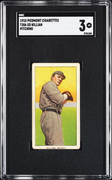 1909-11 T206 Ed Killian Pitching SGC 3