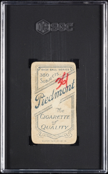 1909-11 T206 Bob Unglaub SGC 1.5