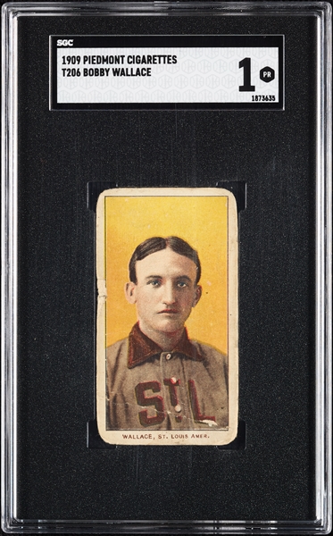 1909-11 T206 Bobby Wallace SGC 1