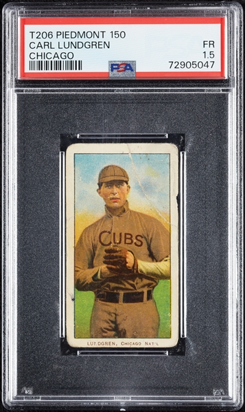 1909-11 T206 Carl Lundgren Chicago PSA 1.5