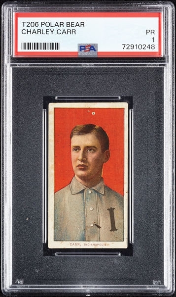 1909-11 T206 Charley Carr PSA 1