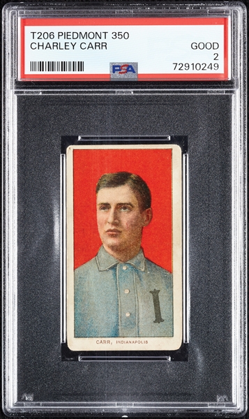 1909-11 T206 Charley Carr PSA 2