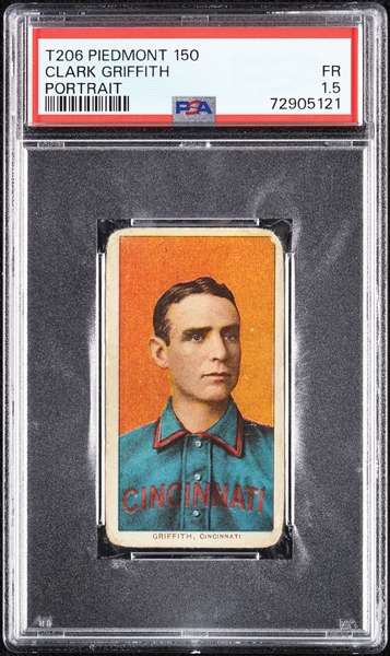 1909-11 T206 Clark Griffith Portrait PSA 1.5