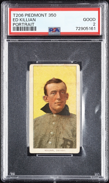 1909-11 T206 Ed Killian Portrait PSA 2