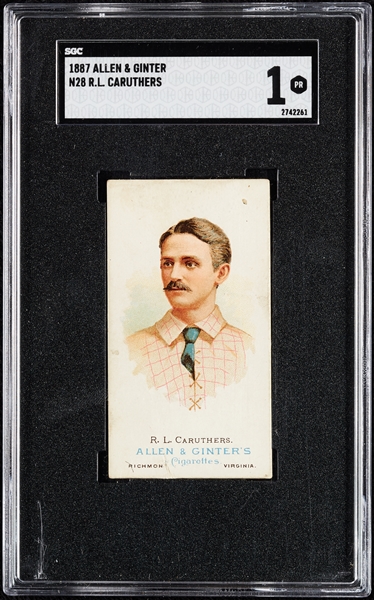 1887 N28 Allen & Ginter R.L. Caruthers SGC 1
