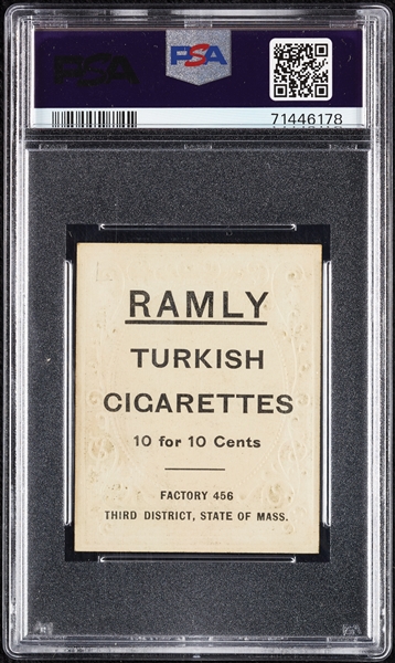 1909 T204 Ramly Tobacco Jack Powell PSA 2