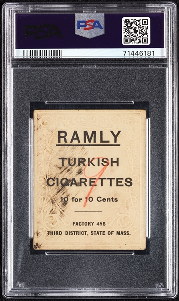 1909 T204 Ramly Tobacco Gus Dorner PSA 3 (MK)