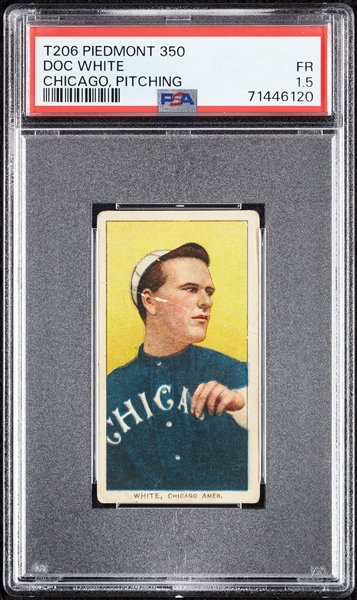 1909-11 T206 Doc White Chicago, Pitching PSA 1.5