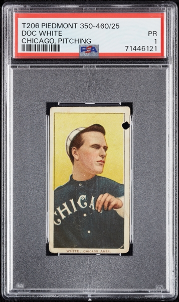 1909-11 T206 Doc White Chicago, Pitching PSA 1