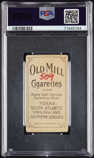 1909-11 T206 Arch Parsons (Old Mill Back) PSA 3 (MK)