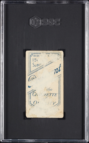 1909-11 T206 George Davis SGC Authentic