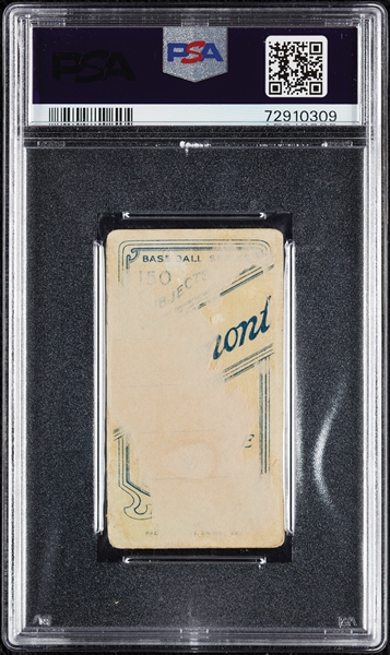 1909-11 T206 Hal Chase Throwing White Cap PSA Authentic